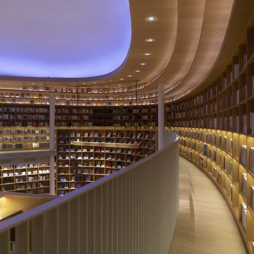 books, shelves, book store